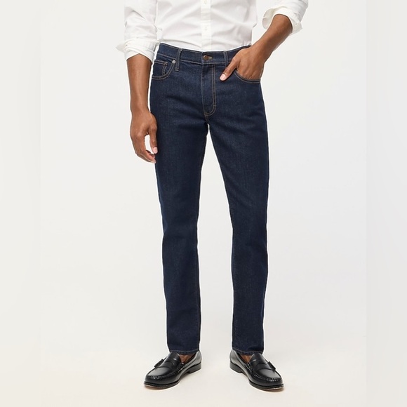 J Crew Mercantile Straight-fit jean in signature flex Dark Wash Size 32 x 32 - Picture 1 of 9
